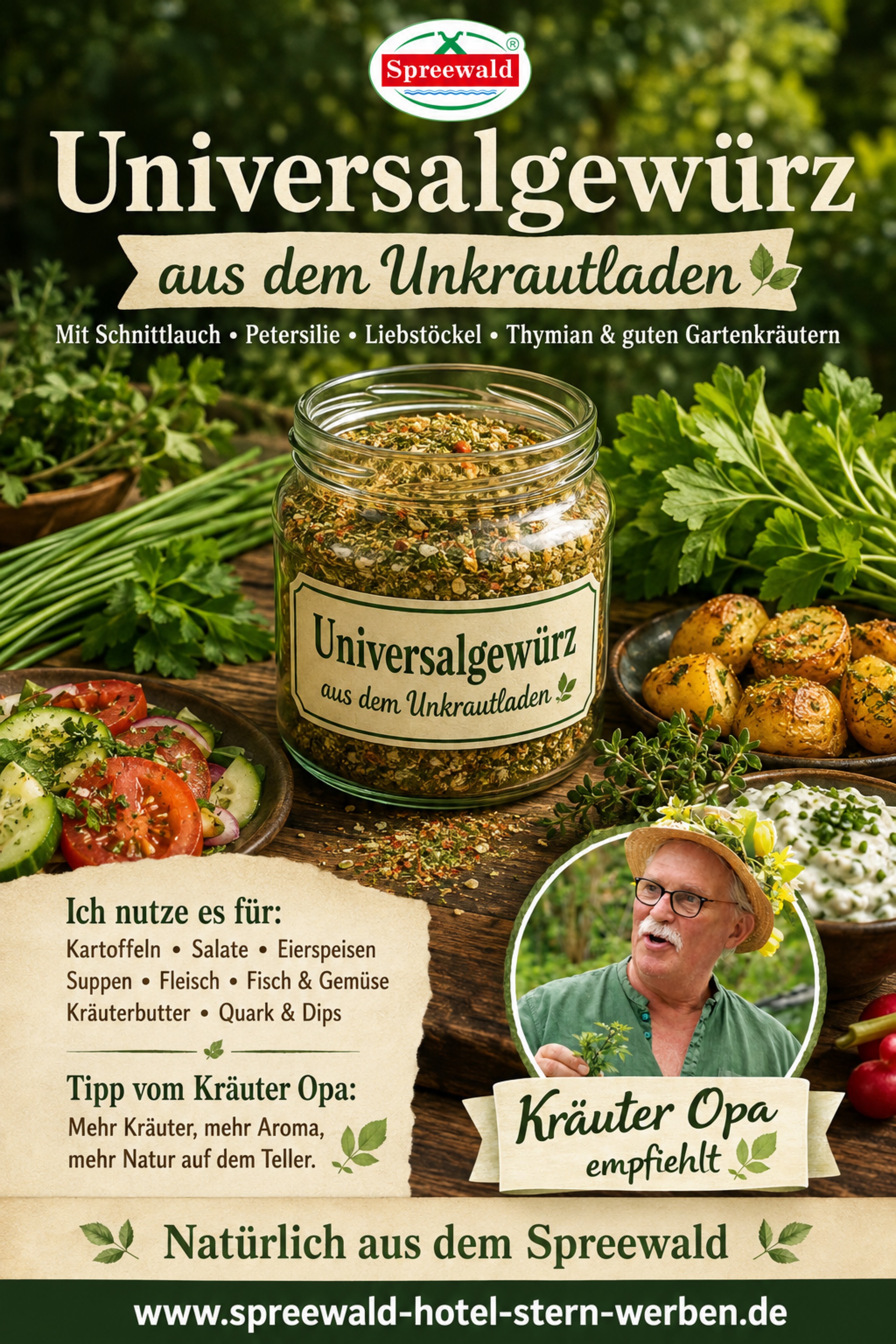 Universalgewürz – aus dem Unkrautladen